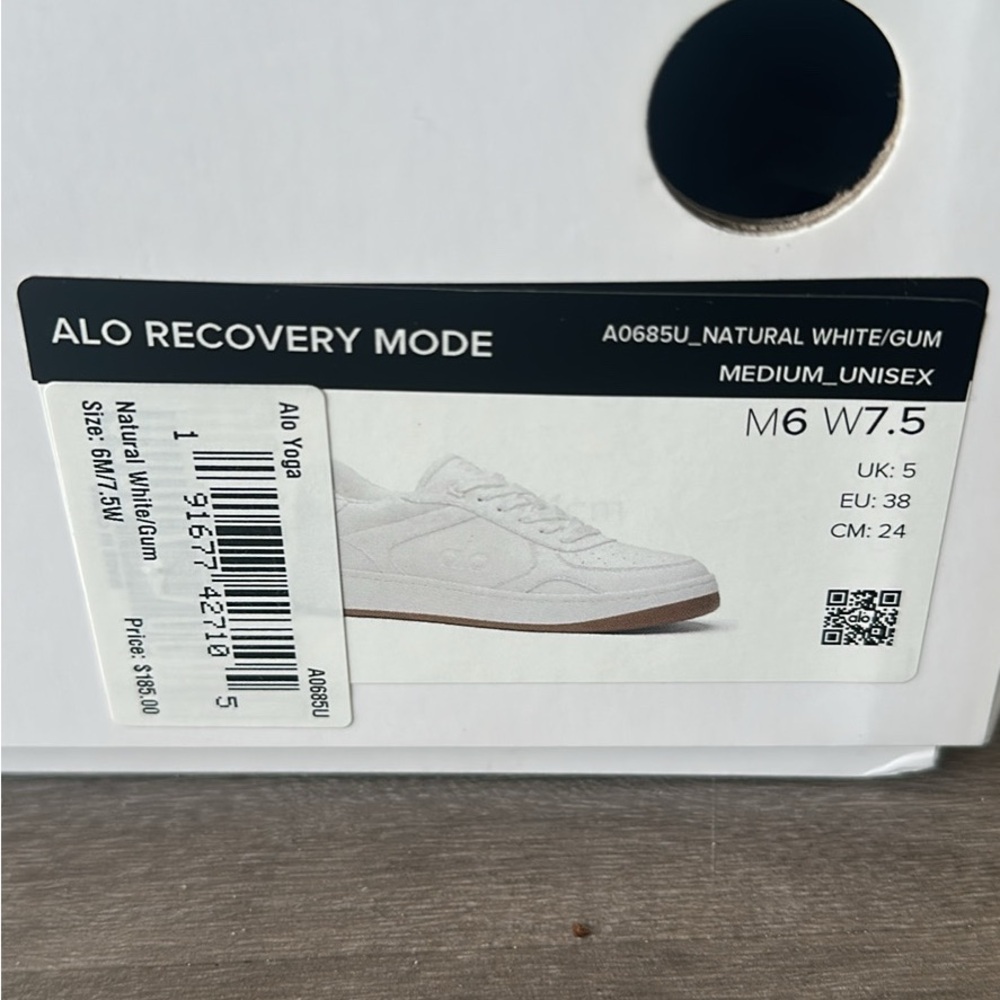 ALO Yoga Natural White Gum Athletic Shoes